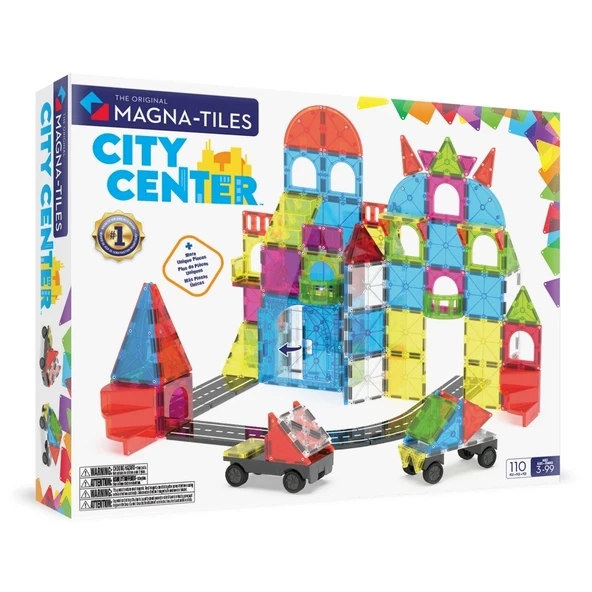 Magna Tiles Şehir Merkezi 110 Parça ürün görseli 1