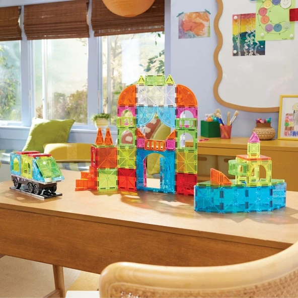 Magna Tiles Şehir Merkezi 110 Parça - Resim 6