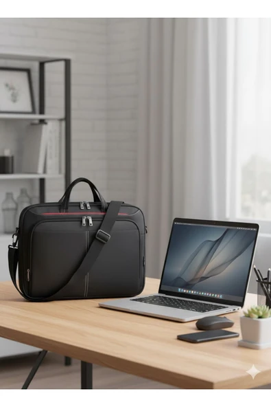 PLM Plc34 17 Inc Siyah Notebook Çantası ürün görseli 1