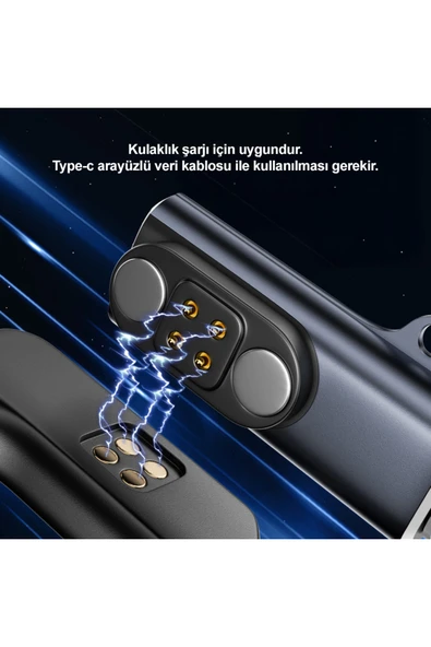 silabor Kemik İletimli Kulaklık Şarj Adaptörleri için uygundur. Tip-C Dört Pimli Manyetik Adaptör. ürün görseli 1