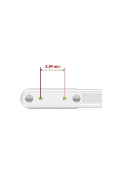 silabor 2 Pin 2.84 mm Konnektör Akıllı Saatler Için Manyetik Şarj Kablosu - Al2747 ürün görseli 1