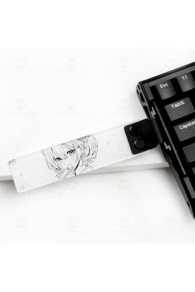 silabor Özel Klavye Kurdelesi Akrilik Yarı Saydam Klavye Askısı Strap Klavye Aksesuarı ürün görseli 1