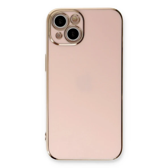 İphone 13 Kılıf Volet Silikon - Pembe - Resim 2