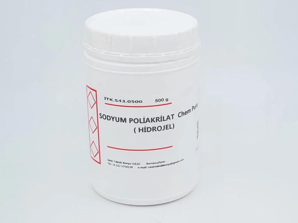 İzmir Teknik Sodyum Poliakrilat (Hidrojel) Chem Pure - 500 Gr ürün görseli 1
