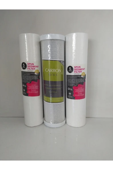 Esli Açık Kasa Filtre ( Sediment -block Carbon ) ürün görseli 1