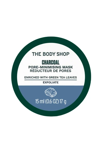 THE BODY SHOP Charcoal Toksinlerden Arındırıcı Gözenek Küçültücü Işıltı Veren Maske 15 Ml/Himalayan Yeni Ambalaj ürün görseli 1