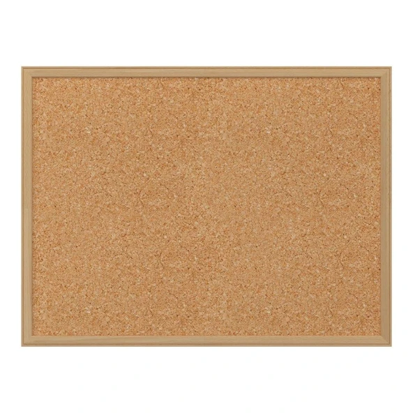 Ahşap Çerçeveli Mantar Pano 45x60cm 5li Paket ürün görseli 1