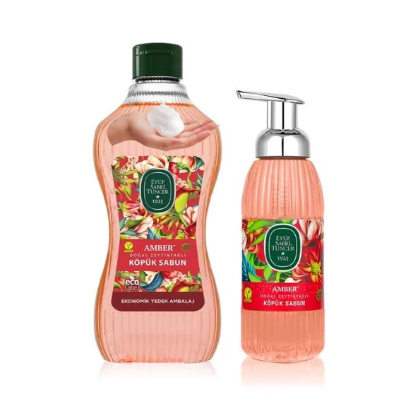 Eyüp Sabri Tuncer Amber Doğal Zeytinyağlı Köpük Sabun 1.5 lt + 500 ml ürün görseli 1