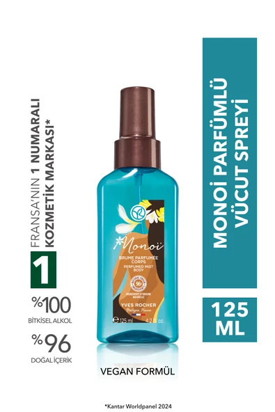 Yves Rocher Monoi Vücut Spreyi-125 ml-77807 ürün görseli 1