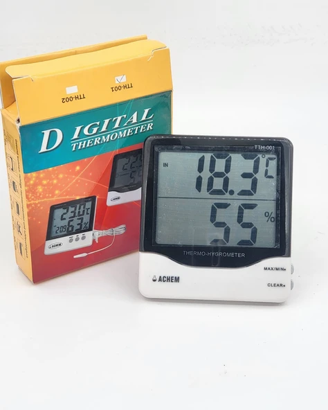 Izmir Teknik Termohigrometre,Dijital Nem ve Sıcaklık ölçer ürün görseli 1