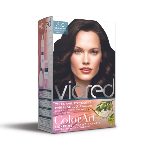 viored ColorArt Set Saç Boyası 3.0 Koyu Kahve ürün görseli 1