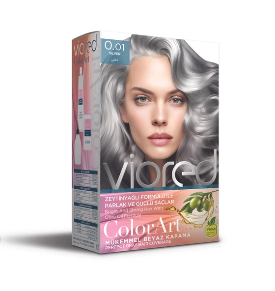 viored ColorArt Set Saç Boyası 0.01 Silver ürün görseli 1