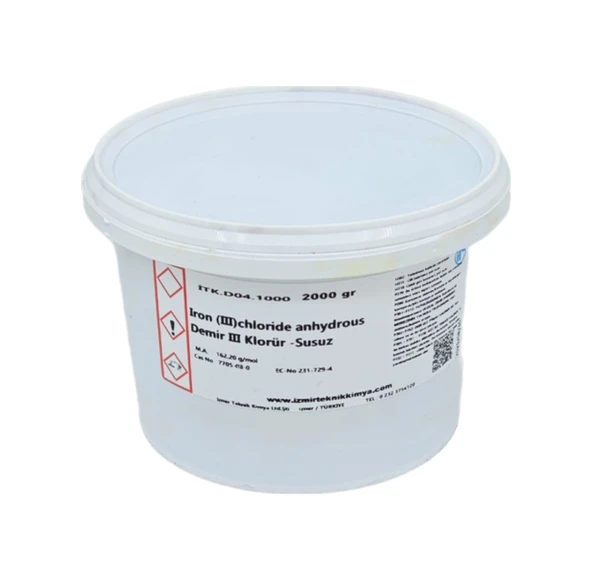 Izmir Teknik Demir Iıı Klorür Susuz Extra Pure 2kg ürün görseli 1