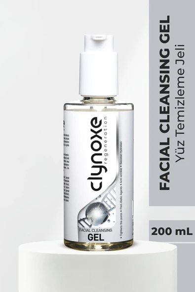Clynoxe Facial Cleansing Gel,Kırışıklık Karşıtı Nazik Arındırıcı Yüz Temizleme Jeli 200 mL ürün görseli 1