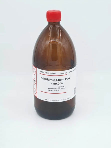 İzmir Teknik Trietilamin,Chem Pure, ≥ 99.0 % - 1 Lt. ürün görseli 1