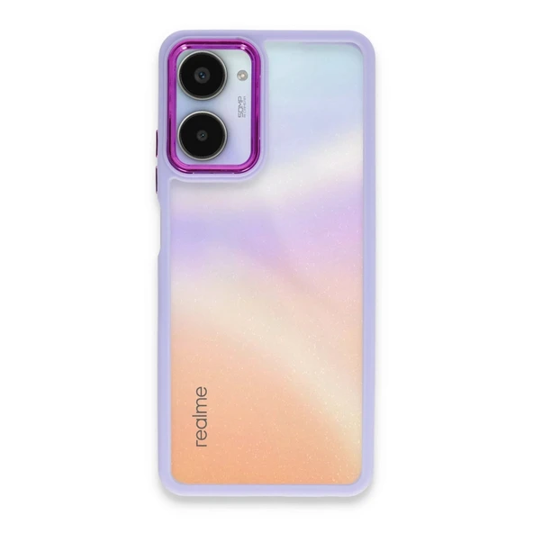 Realme 10 Pro 5g Kılıf Dora Kapak - Lila ürün görseli 1