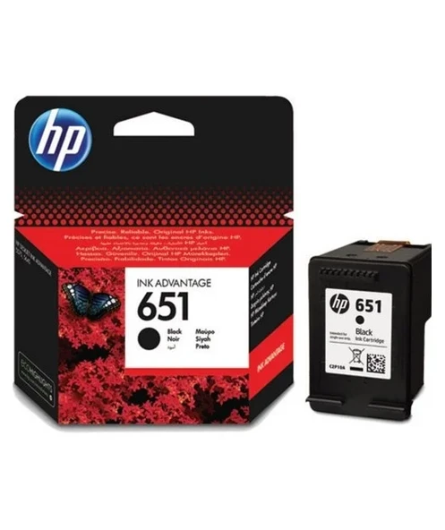HP C2P10AE Black Mürekkep Kartuş (651) ürün görseli 1