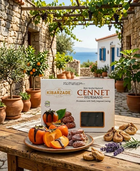 Kibarzade Çikolata Kaplamalı Cennet Hurması - 240 gr ürün görseli 1