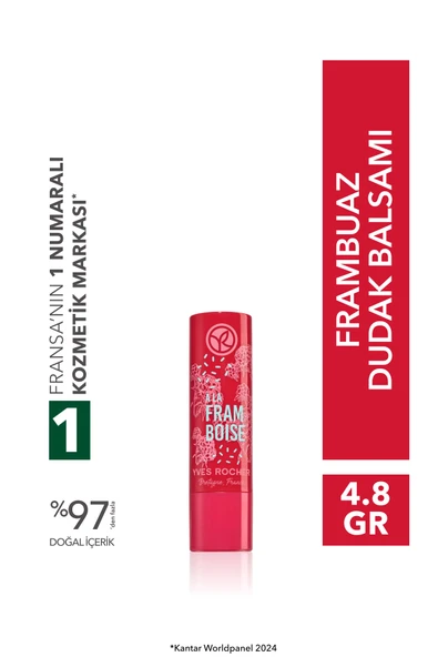 Yves Rocher Dudak Balsamı-Nemlendirici Besleyici Frambuaz- Renkli-4.8gr ürün görseli 1