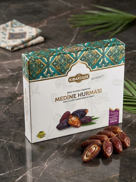 Kibarzade Çikolata Kaplamalı Medine Hurma Şekeri - 320 gr ürün görseli 1