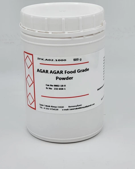 İzmir Teknik Agar Agar Food Grade Powner E406 500 G ürün görseli 1