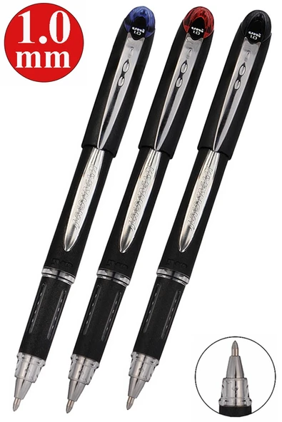İmza Kalemi 3 Renk Uniball Jetstream 1.0 mm Pilot Kalem SX-210 Hızlı Yazı Kalemi Roller Uçlu Likit Mürekkepli ürün görseli 1