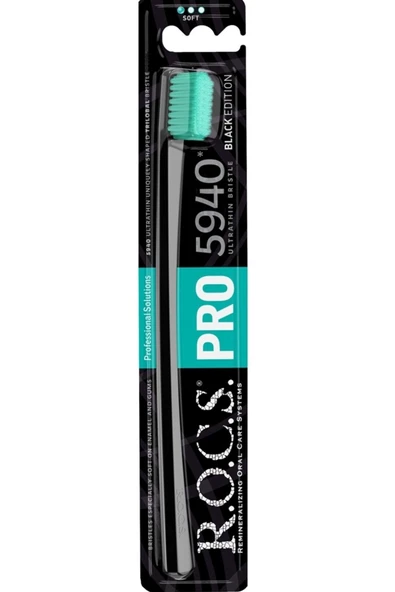 R.O.C.S. Rocs Pro Black 5940 Yeni Seri Soft Diş Fırçası ürün görseli 1