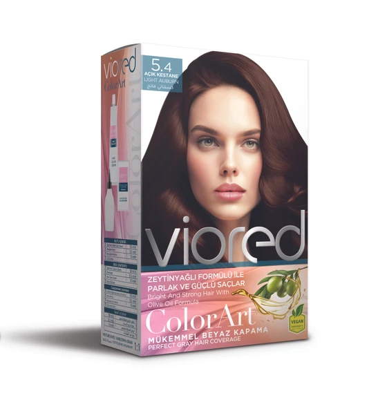 viored ColorArt Set Saç Boyası 5.4 Açık Kestane ürün görseli 1