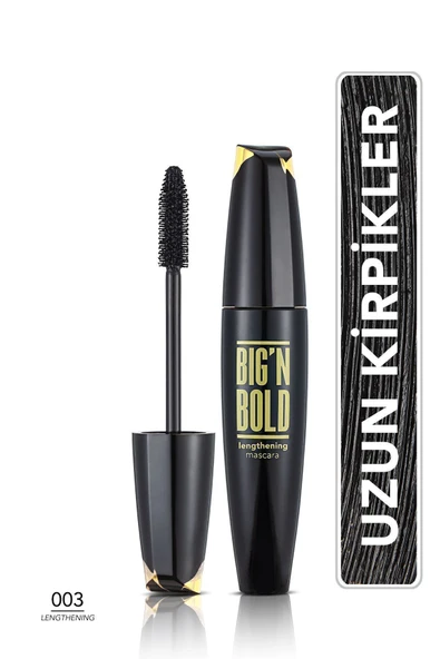 Flormar Uzun ve Hacimli Görünüm Veren Maskara - Big N Bold Mascara - 003 - 8682536040426 ürün görseli 1
