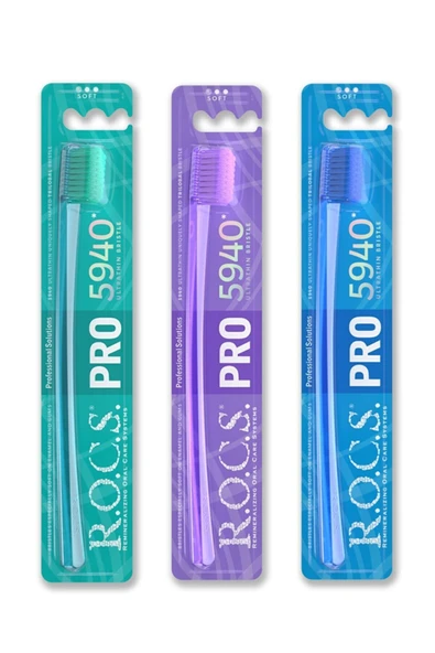 R.O.C.S. Rocs Pro 5940 Soft Diş Fırçası - Aile Set ürün görseli 1