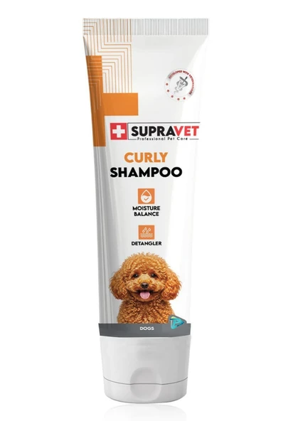 Supravet Curly Kıvırcık Tüylü Köpek Şampuanı 200 Ml ürün görseli 1