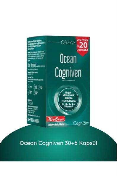 Ocean Cogniven 30+6 Kapsül - %20 Daha Fazla Etiketli ürün görseli 1