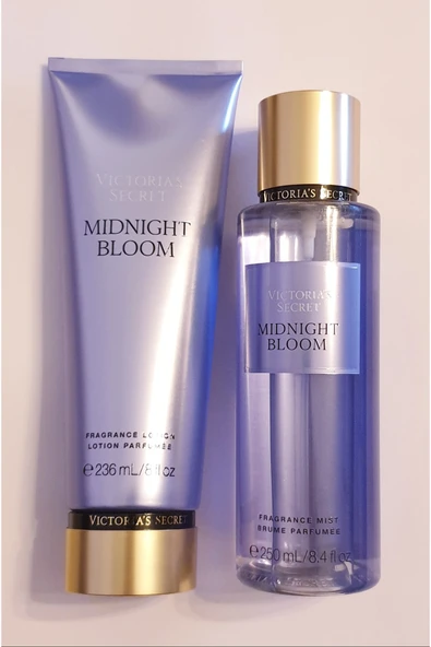 Victoria's Secret Midnight Bloom Vücut Spreyi & Vücut Losyonu Seti ürün görseli 1