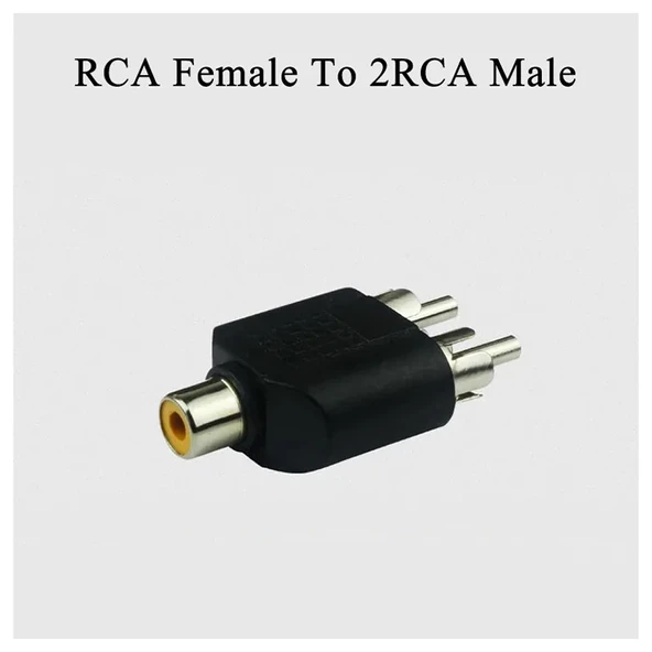 Hadron Rca Erkek 2 Rca Dişi Çevirici ürün görseli 1