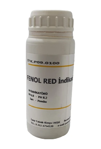 Izmir Teknik Fenol Red Indikatör Çözeltisi-100 Ml ürün görseli 1