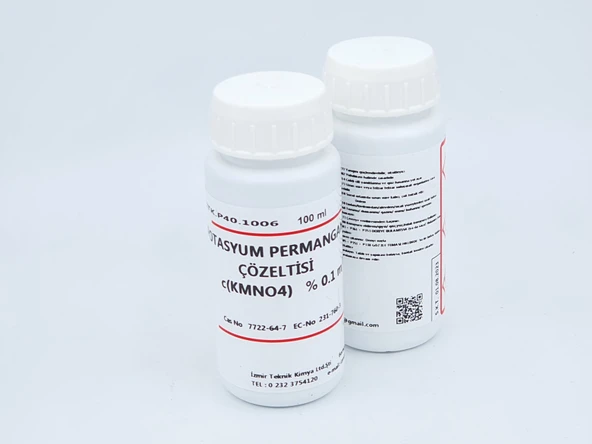 Izmir Teknik Potasyum Permanganat Çözeltisi % 0.1 G-Ml - 100 Ml ürün görseli 1