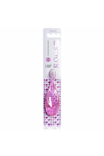 R.O.C.S. Rocs Baby 0-3 Yaş Bebekler Için Extra Soft Diş Fırçası-pembe ürün görseli 1
