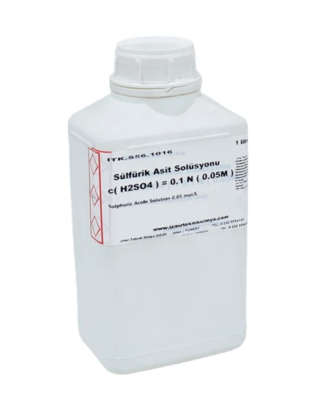Sülfürik Asit Solüsyonu 0.1 N (0.05 M) 1 L ürün görseli 1