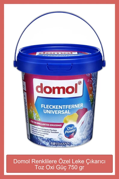 DOMOL Renklilere Özel Leke Çıkarıcı Toz Oxi Güç 750 gr ürün görseli 1