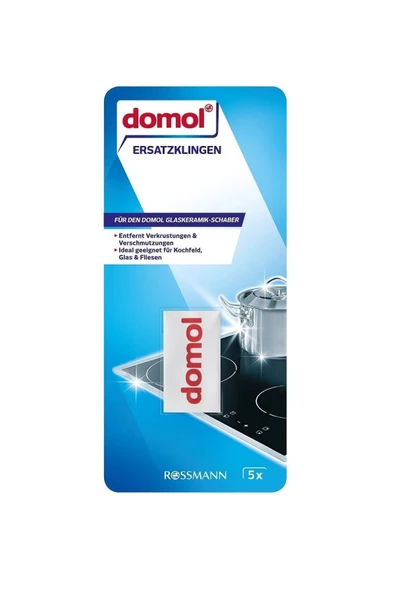 DOMOL Cam, Seramik Ve Fayans Temizleme Malası Bıçağı Yedek Başlık 5 Adet ürün görseli 1