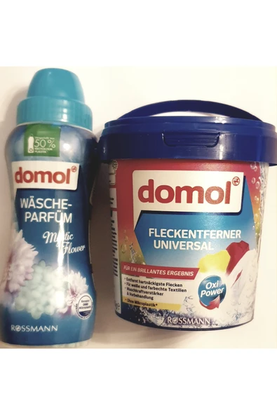 DOMOL Renklilere Özel Leke Çıkarıcı Toz Oxi Güç 750 gr& Çamaşır Parfümü Mistik Çiçekler 210 g ürün görseli 1