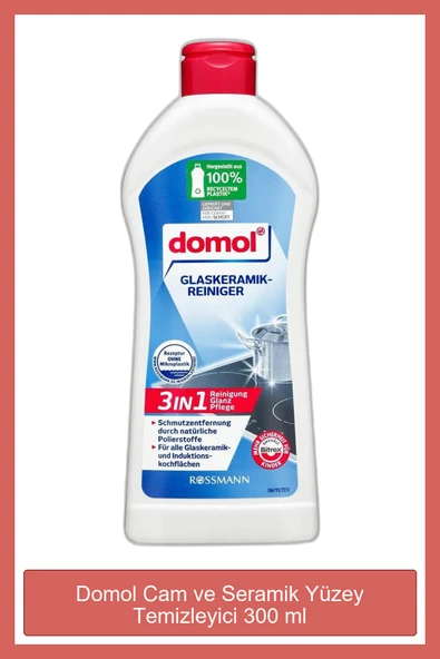 DOMOL Cam ve Seramik Yüzey Temizleyici, 300 ml ürün görseli 1