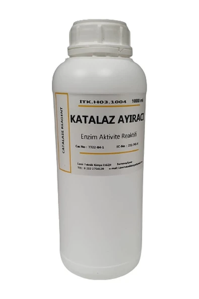 Izmir Teknik Katalaz Ayıracı ,Catalase Reagent-1000 Ml ürün görseli 1
