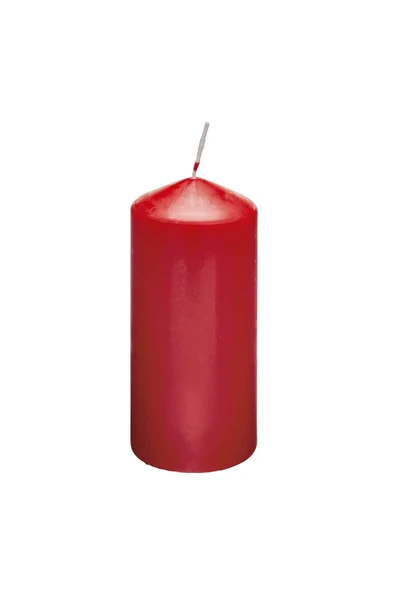 Rubinlicht Kırmızı Silindir Mum 150x75mm ürün görseli 1