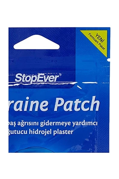 StopEver Migraine Patch Migren Bandı 1 Paket - Resim 3
