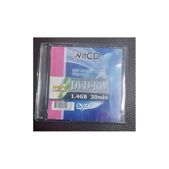 Witcd Dvd Rewritable Disk General 1.4 Gb 30 Min DVD-RW ürün görseli 1