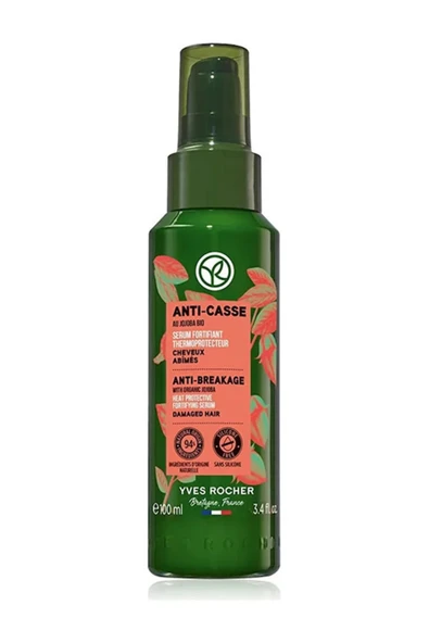 Yves Rocher Kırılma Karşıtı Saç Bakım / Yıpranmış Saçlar / Isı koruyucu, Organik Jojoba Yağı 100 ml ürün görseli 1