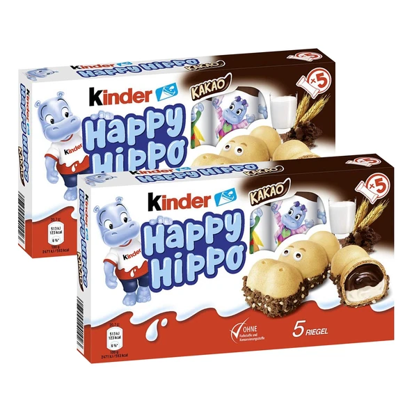 Kinder Happy Hippo 5 li x 2 Adet ürün görseli 1