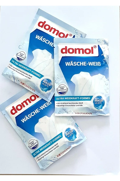 DOMOL Çamaşır Beyazlatıcı Toz 50 Gr 3 Adet ürün görseli 1