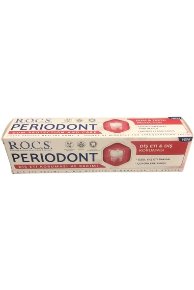 R.O.C.S. Rocs Periodont Diş Eti Koruması Ve Diş Bakımı Macunu 75 Ml 4607034476113 ürün görseli 1